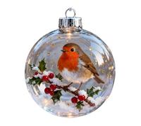 Christmas Bird Balls - Bird Christmas Ornaments, 3D Holiday Pendant Balls | Ornaments for Tree, Home, Car, Window, Mantel, Indoor Decorations, Hummingbird, Eagle, Festive Display, Seasonal Decor