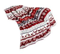 Christmas Blankets and Throws - Fleece Bed Throw | Warm Fluffyy Blanket for Women Wife Sofa Bed Living Room Bedroom Office Car Dorm Apartment Party Winter