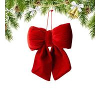 Christmas Bows 20cm Fabric Tree Ornaments for Holiday