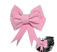 Christmas Bows - Burgundy Velvet Bow | Topper Bow with Decorative Function, Eva Material with Lightweight Build for Wreath Accent, Style Ribbon, Festive Decoration for Outdoor Home Seasonal Display