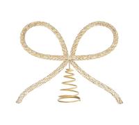 Christmas Bows | Iridescent Christmass Tree Tinsel Bow | Decor Giant Trees Toppers | Holiday Decoration Ornament for Homeowners Church Groups Party Planners Living Room