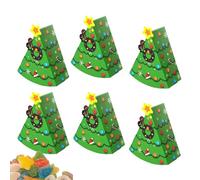 Christmas Boxes - Gift Wrap Boxes | Christmas Candy Sweet Present Boxes | Treat Boxes for Holiday XmMas Goody Gift Christmas Tree Shape Food Box Red Green Candy Container