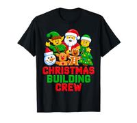 Christmas Building Crew Costume Master Builder Block Xmas T-Shirt