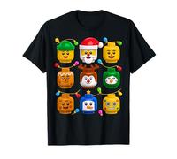 Christmas Building Crew Costume Master Builder Block Xmas T-Shirt