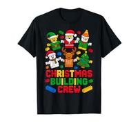 Christmas Building Crew Costume Master Builder Block Xmas T-Shirt
