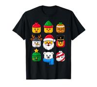 Christmas Building Crew Costume Master Builder Block Xmas T-Shirt