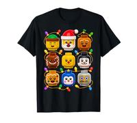 Christmas Building Crew Costume Master Builder Block Xmas T-Shirt