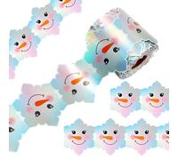 Christmas Bulletin Board Border - Snowman Seasonal Decorative Trim with for Classroom, Office, Farmhouse, Home, Meeting Room, Party, Holiday Wall, and Black Board Decoration