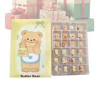 Christmas Calendar 2025, 3D Bear Pendants Advent, Animal Countdown Decorations, Festive Tree Ornament Main Feature, Holiday Decor With Usage For Wall Entryway Living Room Bedroom Window Door