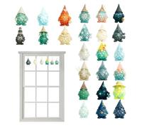 Christmas Calendar Advent 2025-2D Décoration acrylique 24 jours | Calendrier 24 jours en verre Gnome Countdown pour Noël Toys for Learning Development Family Fun Activity Teens Girls Boys
