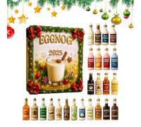 Christmas Calendar - Christmas Countdown Calendar, 2D Acrylic Decor Countdown, Advent Calendarr 24 Days Eggnog Christmass Tree Ornaments For Holiday Home Winter Window And Celebration