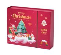 Christmas Calendar Countdown 12 Days Emptdy Funny Advent Seasonal Reusable | Calendar Box Merry Christmas Decor for Kids Boys Girls Family dOffice Party Holiday New Year