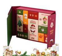 Christmas Calendar Countdown - 12 Days Empty Funny Advent Seasonal Reusable