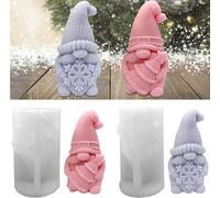 Christmas Candle Mold 3d Santa Claus Silicone Casting Molds Candle Mold Candle Molds Candle Molds For Candle Molding Soap Crafts.[W297]