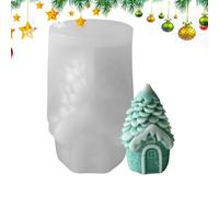 Christmas Candle Molds - 2.76x2.68x4.33 Inches Pine Cone House Casting Mould, Handmade Soap Mould | For Epoxy Resin Cement Party Planners Art Teachers Home Crafting Themed Events Craft Enthusiasts