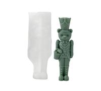 Christmas Candle Molds | 3D Animal Nutcracker Handmade Reusable Statue