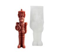 Christmas Candle Molds | 3D Animal Nutcracker Handmade Reusable Statue