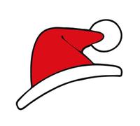 Christmas Car Emblem Sticker, Easy To Peel Waterproof, Santa Hat Decal with Self-Adhesive Design, Car Emblem Sticker for Adults Lovers Family Friends, Holiday Supplies, Automotive Decals for Women