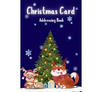 Christmas Card Addressing Book: Undated 10-Year Holiday Card Record Book | 6"×9" A-Z Mailing Address Organizer | Track Cards Sent & Received | Large ... | 440+ Contacts | Great Gift for Seniors