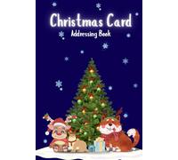 Christmas Card Addressing Book: Undated 10-Year Holiday Card Record Book | 6"×9" A-Z Mailing Address Organizer | Track Cards Sent & Received | Large ... | 440+ Contacts | Great Gift for Seniors