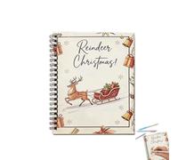 Christmas Card Book for Teens Seasonal Bless ings Message Organizer | Christmas Gift Greeting Card Booklet for Wo men, Family, Wife, Husband, Boyfriend, Girlfriend, Youth, Teens, Mom, Dad