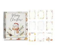 Christmas Card Book for Teens Seasonal Bless ings Message Organizer | Christmas Gift Greeting Card Booklet for Wo men, Family, Wife, Husband, Boyfriend, Girlfriend, Youth, Teens, Mom, Dad