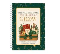 Christmas Card Holder, 14 Pages Spiral Bound DIY Holiday Greeting Booklet | Christmas Card Organizer, 14 Pages Spiral Bound DIY Keepsake Storage Booklet, Holiday Greeting Collection and Memory Display