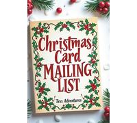 Christmas Card Mailing List: Make Christmas Card Mailing easier by keeping track of your cards.
