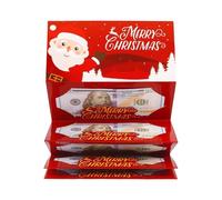 Christmas Cash Envelopes - Holiday Money Holders for Gifting | Festive Paper with Cheerful Prints, Seasonal Blessing Supplies for Family Gatherings Office Parties and Secret Santa Exchange