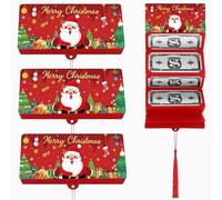 Christmas Cash Gift Envelope- A creative way to give cash this Christmas! 2026 New Christma Cash Gift Envelope with 10 Slots (Blue,6 Pcs)