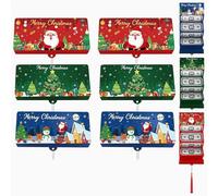 Christmas Cash Gift Envelope- A creative way to give cash this Christmas! 2026 New Christma Cash Gift Envelope with 10 Slots (Mix Color,3 Pcs)