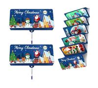 Christmas Cash Gift Envelopes - 10-Pack Money Holders for Cash & Gift Cards - Festive Holiday Designs, Perfect for Cash Gifts, Gift Cards, Christmas Surprises & Holiday Giving. (Blue,2)