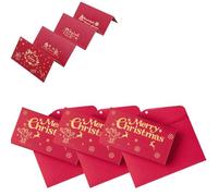 Christmas Cash Gift Envelopes, 2025 New Creative Christmas Card Money,Holders Cash Surprise Envelope, for Xmas Party Gift, for Men Women Girls Boys (A,3PCS)