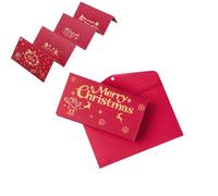 Christmas Cash Gift Envelopes, 2025 New Creative Christmas Card Money,Holders Cash Surprise Envelope, for Xmas Party Gift, for Men Women Girls Boys (A,1PCS)