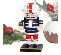 Christmas Casse-Noisette | Casse-Noisette Thématique Sportive Footballeur Joueur de Baseball 15 cm Décorations d'étagère - Décoration de Noël à collectionner pour bureau Étagère Bibliothèque Table