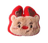 Christmas Cat Toy, Soft Plush Santa Claus Snowman Elk Tree Chew Bite | Soft Plush Material, Interactive Play, Christmas Theme, Indoor Cats, Holiday Gift C