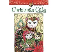 Christmas Cats Coloring Book