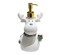 Christmas Character Soap Dispenser | Reindeer Refillable Lotion Bottle - Christmas Decorative Hand Soap Dispenser for Kitchen/Bathroom | Empty Shower Shampoo Bottles - 350ml