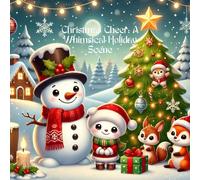 Christmas Cheer: A Whimsical Holiday Scene: Delightful Festive Characters in a Winter Wonderland