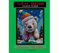 Christmas Chib-Chibs Color by Number Book - Standard paper