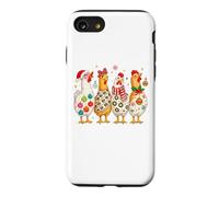 Christmas Chickens Holiday Animal Design Coque pour iPhone SE (2020) / 7/8