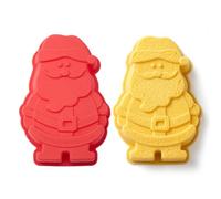 Christmas Chocolate Molds - Reusable Santa Tree, Baking Supplies Set | 11.81x8.27 In | Food-Grade Silicone Christmas Cake Mold | Reusable Non-Stick Baking Pan for Chocolate, Pie, Mousse, DIY