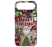 Christmas Collage Scrapbook Winter Preppy Design pour Les Coque pour iPhone Air