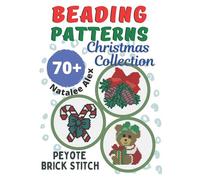 Christmas Collection Brick Stitch Seed Bead Patterns 70+Ideas - Gift For The Needleworker: Candles, Snowmen, Reindeer, Nutcracker, Snowflakes, Balloons, Angels, Santa Claus, Wreath, Tiger Symbol 2022
