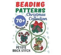 Christmas Collection Brick Stitch Seed Bead Patterns - Gift for Needlewoman: Candles, Snowman, Reindeer, Nutcracker, Snowflakes, Balls, Angels, Santa Claus, Wreath, Symbol 2022 Tiger