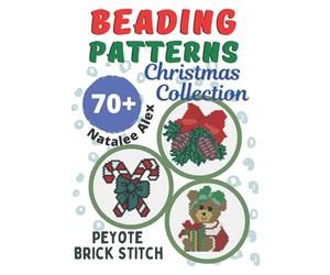 Christmas Collection Brick Stitch Seed Bead Patterns - Gift for Needlewoman: Candles, Snowman, Reindeer, Nutcracker, Snowflakes, Balls, Angels, Santa Claus, Wreath, Symbol 2022 Tiger