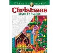 Creative Haven Christmas Color by Number - [Livre en VO] Unknown (Auteur)
