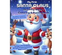 Christmas Coloring & Activity Book for Kids Ages 3+ - 80 Pages Full of Coloring Pictures, Puzzles, Color by Numbers, Number Writing & Shape: Playful ... Book for Coloring, Puzzles & Practice