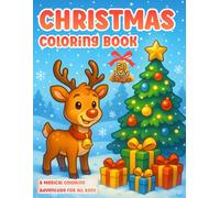 Christmas Coloring Book for All Ages : Relaxing Holiday Designs with Festive Winter Scenes, Cozy Designs & Large Print Christmas Illustrations for Adults, Teens & Kids