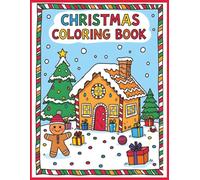 Christmas Coloring Book: Fun & Simple Holiday Coloring Pages with Santa, Reindeer, Penguins, Nativity, Elves, Christmas Trees & More | Relaxing Christmas Activity Book for Ages 2-7
